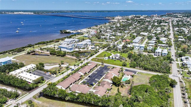 1001 W Marion Ave Unit 14, Punta Gorda, FL 33950 - aerial view with a water view