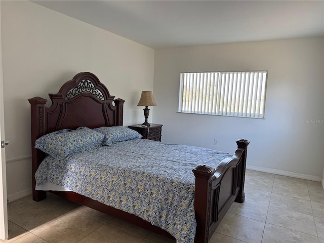 view of tiled bedroom