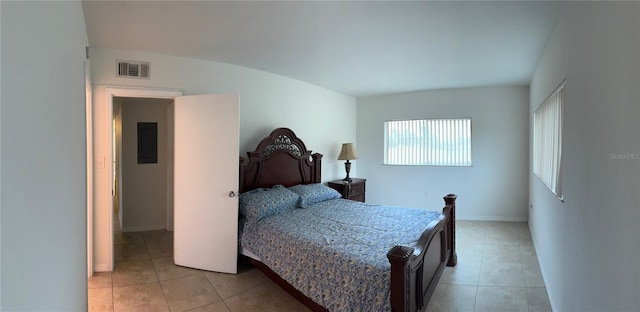 view of tiled bedroom