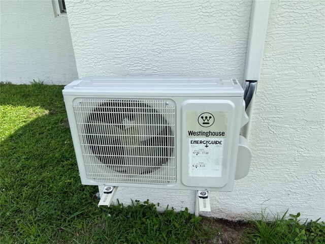 exterior details featuring ac unit