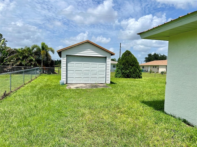 exterior space with a lawn