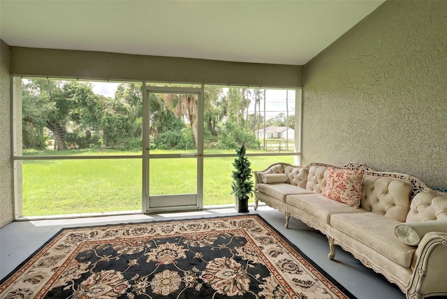 sunroom / solarium with a wealth of natural light