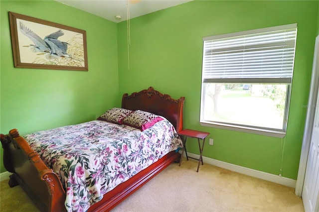 bedroom featuring carpet flooring