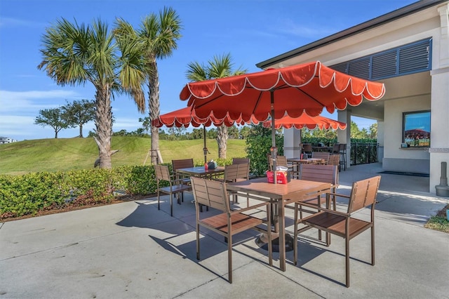 view of patio