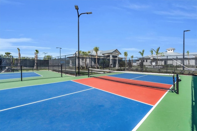 view of tennis court