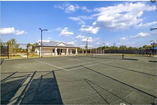 view of sport court