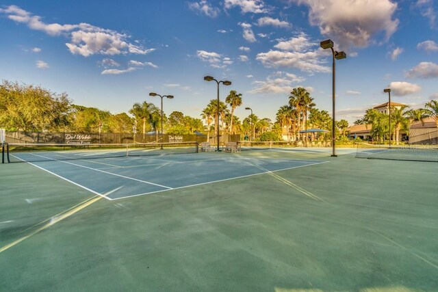 view of sport court