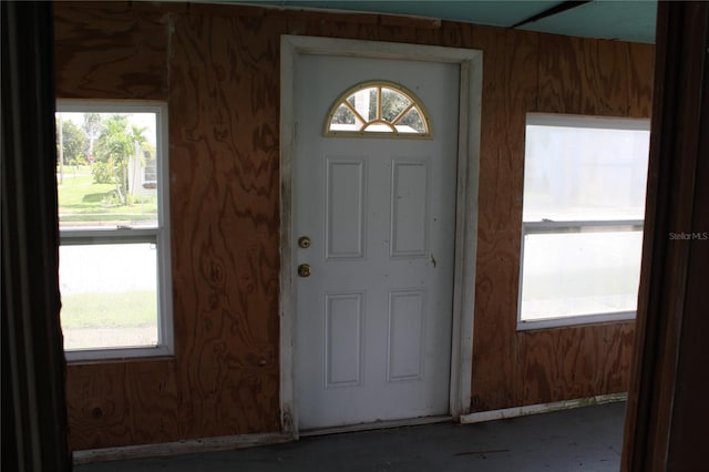 entryway with a healthy amount of sunlight