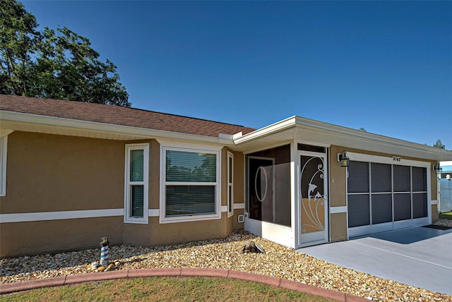 view of front of home