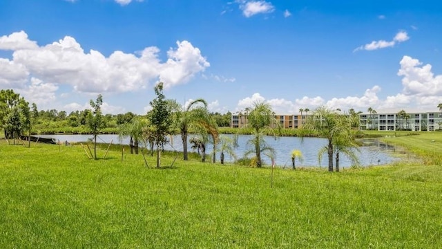 view of water feature