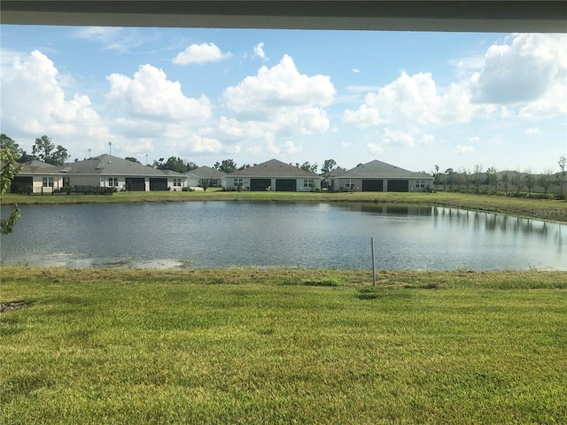 view of water feature