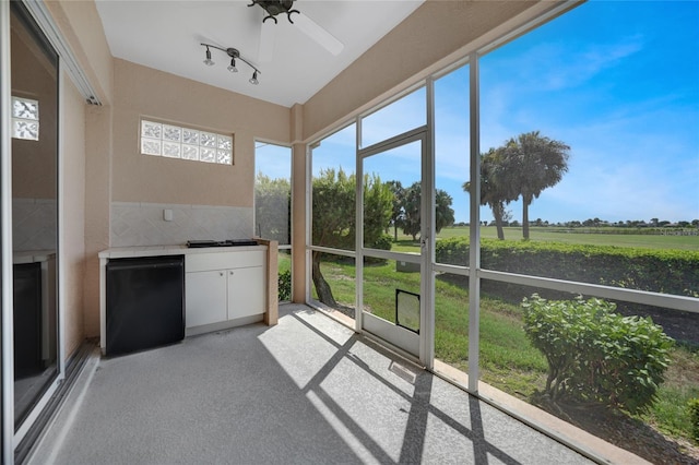 3959 San Rocco Ct Unit 911, Punta Gorda, FL 33950 - unfurnished sunroom with ceiling fan