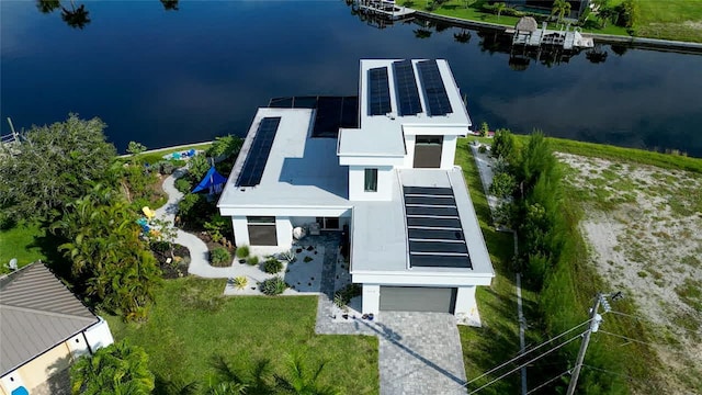 3715 NW 9th Ter, Cape Coral, FL 33993 - aerial view of property and surrounding area with a large body of water