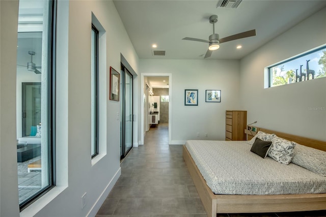 3715 NW 9th Ter, Cape Coral, FL 33993 - bedroom with baseboards and recessed lighting