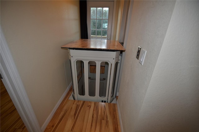 room details with wood-type flooring