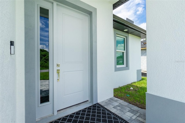 view of entrance to property