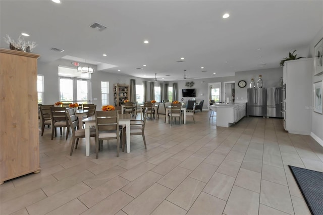 view of dining area