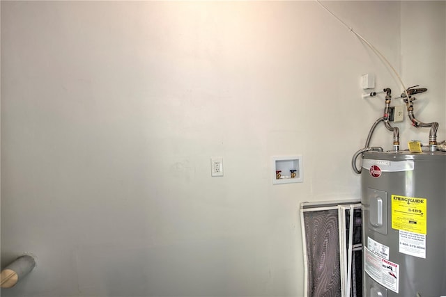 1638 Harmony Dr, Port Charlotte, FL 33952 - utility room with electric water heater
