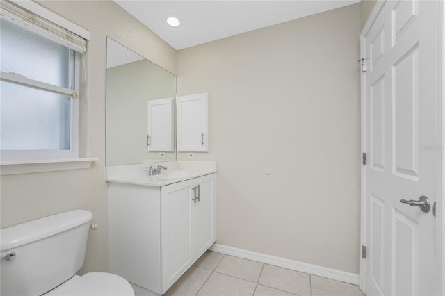 16407 San Edmundo Rd, Punta Gorda, FL 33955 - half bathroom featuring vanity and tile patterned flooring