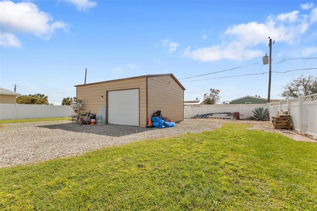 exterior space with a lawn