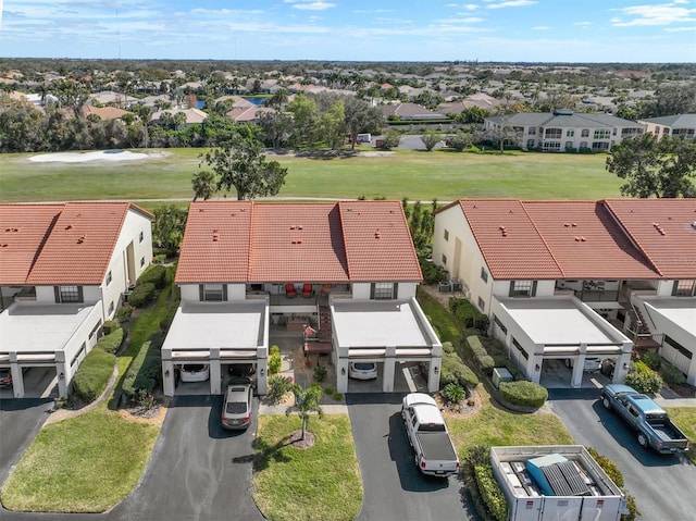 drone / aerial view featuring a residential view