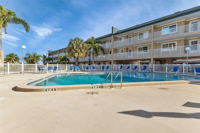 pool with fence