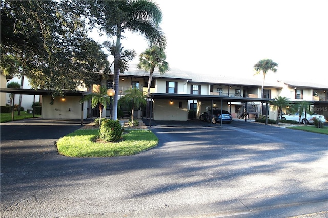 255 Mission Trl S Unit J, Venice, FL 34285 - view of front of home with covered parking