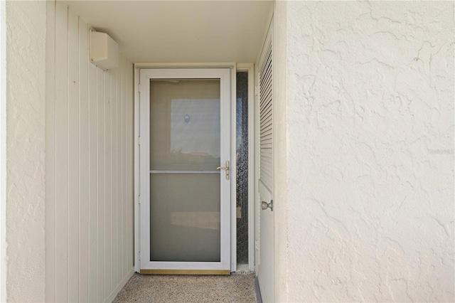 view of entrance to property