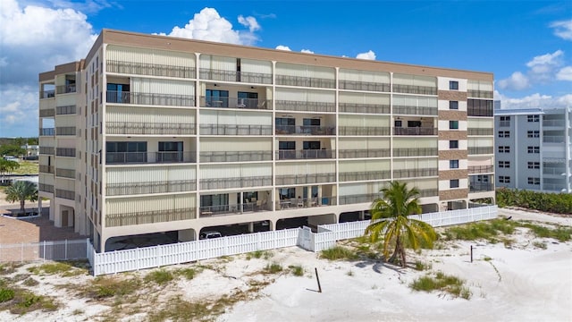 2532 Estero Blvd Unit 607, Fort Myers Beach, FL 33931 - snow covered property with a view of apartment building / complex