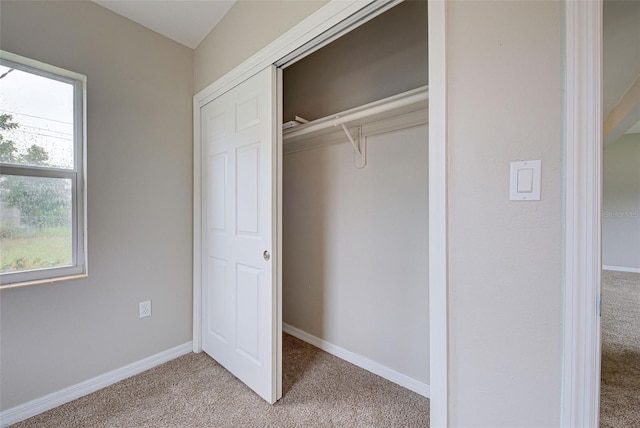 view of closet