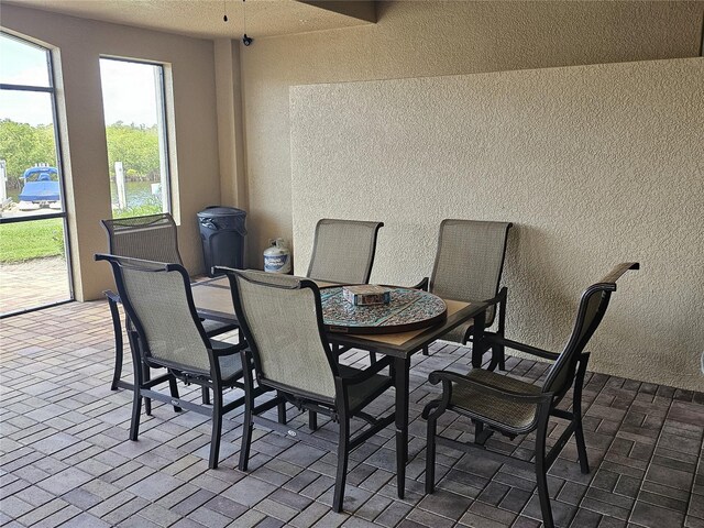 view of dining room