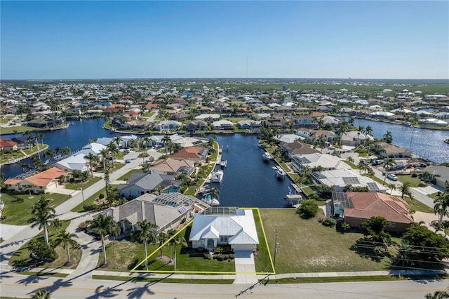 3730 Turtle Dove Blvd, Punta Gorda, FL 33950 - birds eye view of property featuring a residential view and a water view