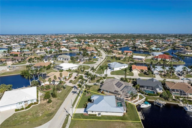 3730 Turtle Dove Blvd, Punta Gorda, FL 33950 - drone / aerial view featuring a residential view and a water view