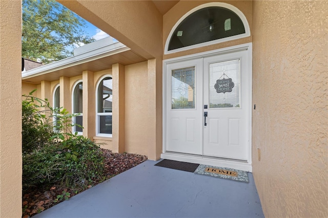 view of entrance to property