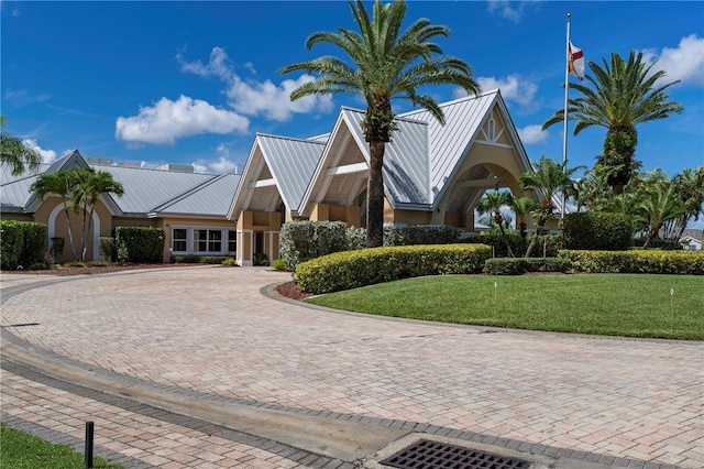 1676 Palace Ct, Punta Gorda, FL 33980 - view of property featuring curved driveway