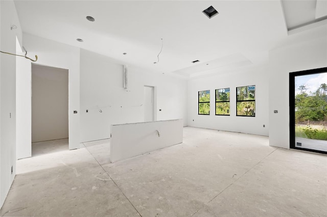2502 Pinewood St, North Port, FL 34288 - empty room with a raised ceiling
