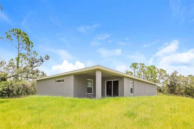 view of back of property