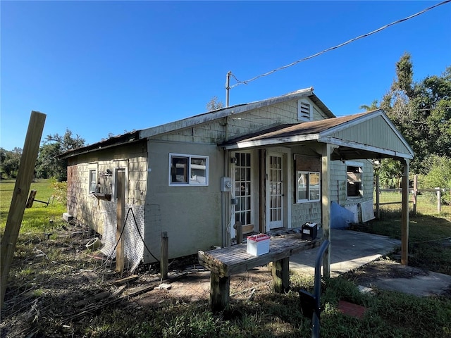 view of back of house