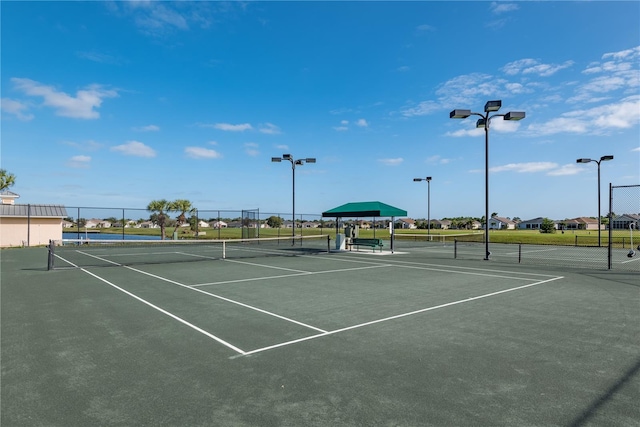 view of sport court