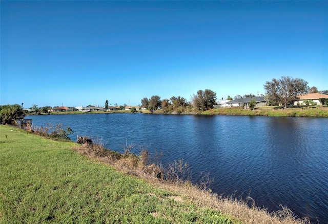 property view of water