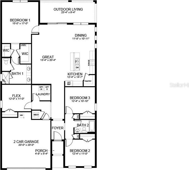 16130 Highgate St, Port Charlotte, FL 33953 - property floor plan