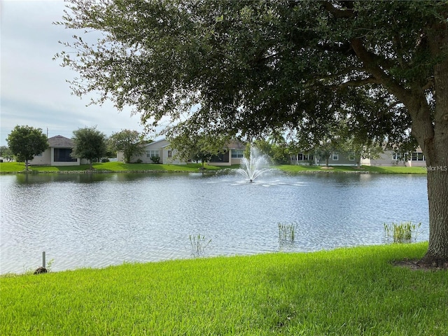 view of water feature