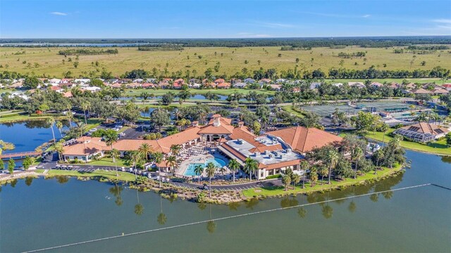 2831 Corinthia Cir, North Fort Myers, FL 33917 - drone / aerial view with a residential view and a water view