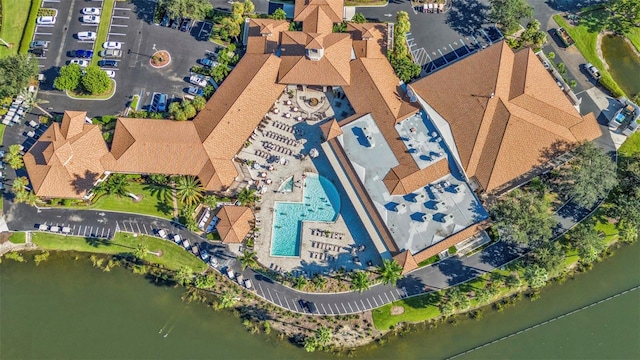 2831 Corinthia Cir, North Fort Myers, FL 33917 - drone / aerial view featuring a water view