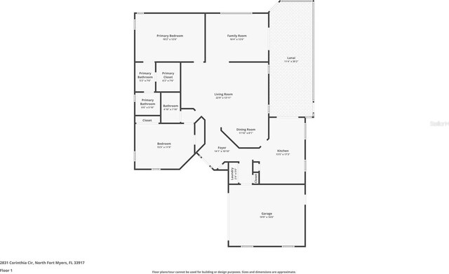2831 Corinthia Cir, North Fort Myers, FL 33917 - view of layout
