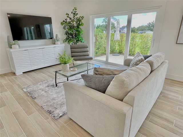 view of living room