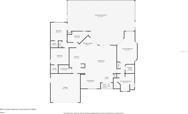 4077 La Costa Island Ct, Punta Gorda, FL 33950 - floor plan