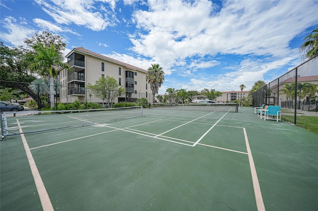 view of sport court