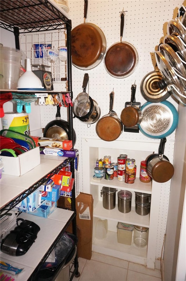 view of pantry