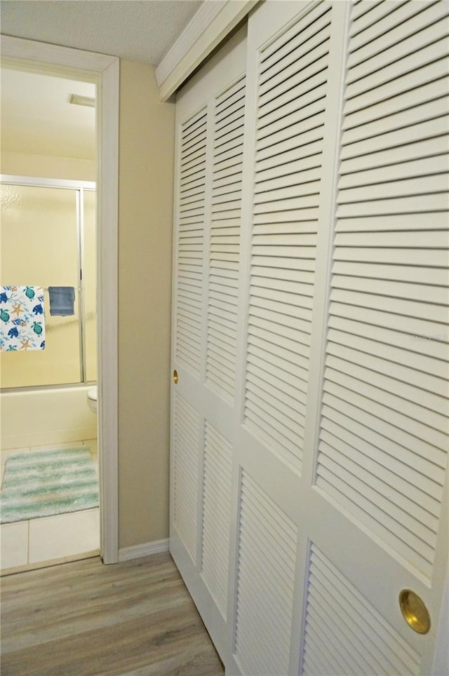 4158 Tamiami Trl Unit P1, Port Charlotte, FL 33952 - details with baseboards and wood finished floors